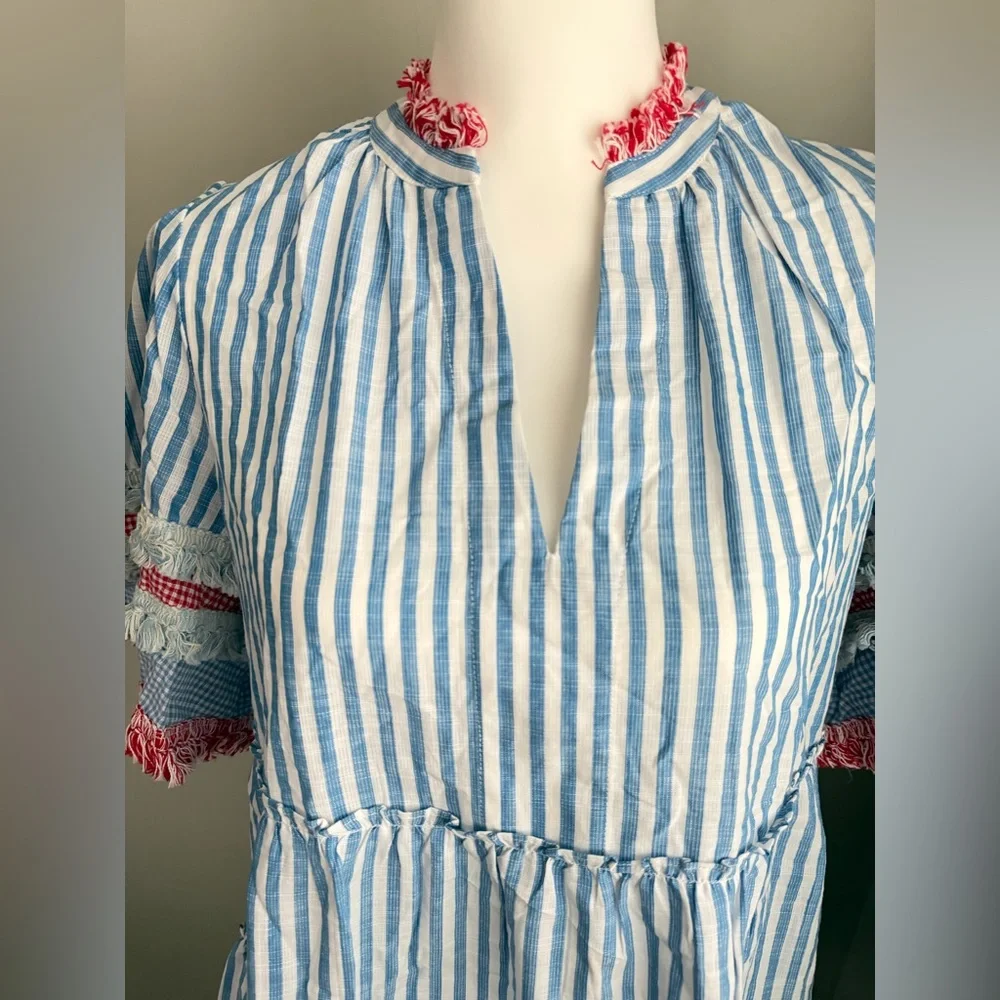 NWT TUCKERNUCK  Savannah Stripe Crawford Dress Size M - Picture 9 of 11